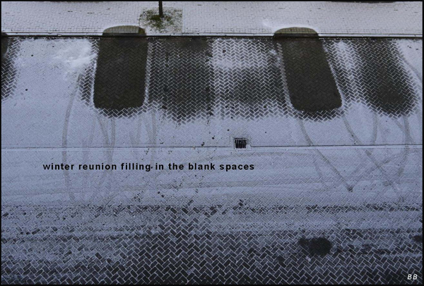 'winter reunion / filling-in / the blank spaces' by Bouwe Brouwer