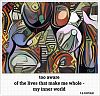'too aware / of the lives that make me whole� / my inner world' by Ernesto Santiago