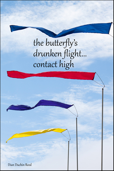 'the butterfly's  / drunken flight... / contact high' by Dian Reed