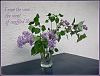 'from the vase / the scent / of snaffled lilac' by Hartmut Fillhardt