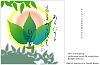 'How awe-inspiring! / on green leaves, the young leaves / the light of the sun' by Kuniharu Shimizu. Haiku by Matsuo Basho. Translation by Donald Keene.