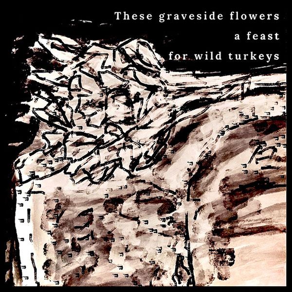 'these graveside flowers / a feast / for wild turkeys' by William Dowd
