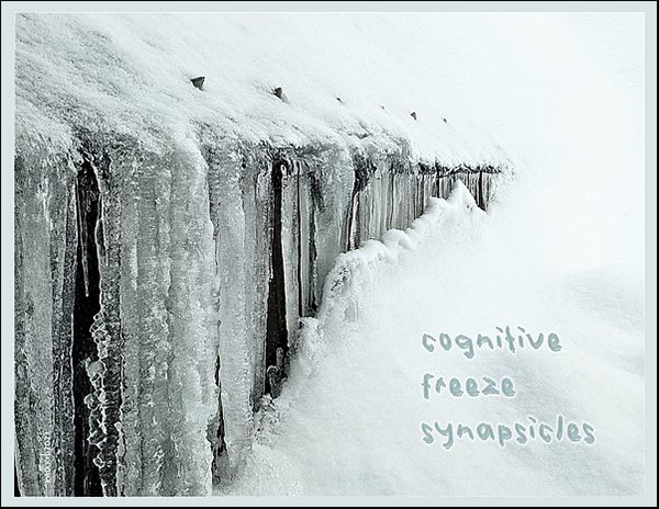 'cognitive / freeze / synapsicles' by Marianne Berger