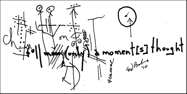 'full moon (only) a moment[s] thought' by Ed Baker