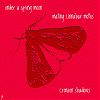 "under a spring moon / mating cinnabar moths / crimson shadows' by John Hawkhead