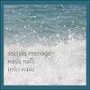 'seaside massage / wave rolls / into wave' by Sandra Mooney-Ellerbeck