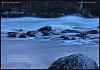 'norwegian taiga / just before sunrise / the splash of the first fish' by Wieslaw Karlinski. Art by Bengt Magnusson