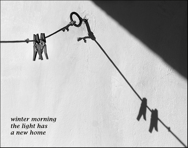 'winter morning / the light has / a new home" by Vladislav Hristov