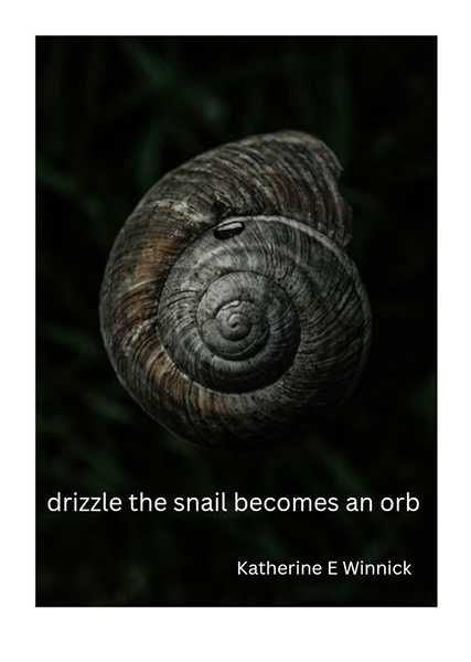 'drizzle the snail becomes an orb' by Katherine Winnick