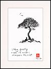 'sitting quietly / a pair of ravens / sharpens the mist' by Ron Moss