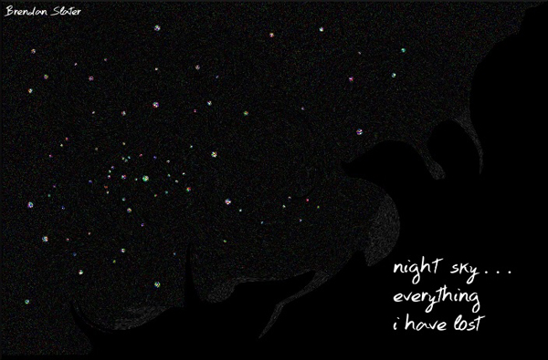 'night sky / everything / i have lost' by Brendan Slater